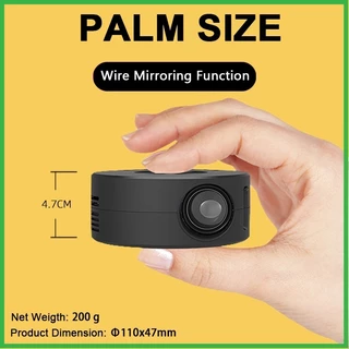 Yt200 Mini Projetor LED Portátil De Mídia De Áudio Proyectors Para Casa 320x180 pixels Suporta Vídeo USB 1080p