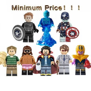 Doctor Strange Daredevil Sandman Hydro Man Marvel Aniversário Brinquedos Educativos Para Crianças De Bricolage Blocos De Construção Minifiguras Tijolos Filme