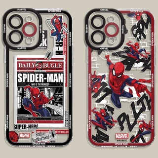 Famosa Capa De Celular Para Homem Aranha De Desenho Animado Motorola Moto G22 G53 G84 G54 G14 G73 G60S G60 G52 G32 G31 G20 G13 G8 Play G9 Plus Edge 20 30 40 Macia Transparente