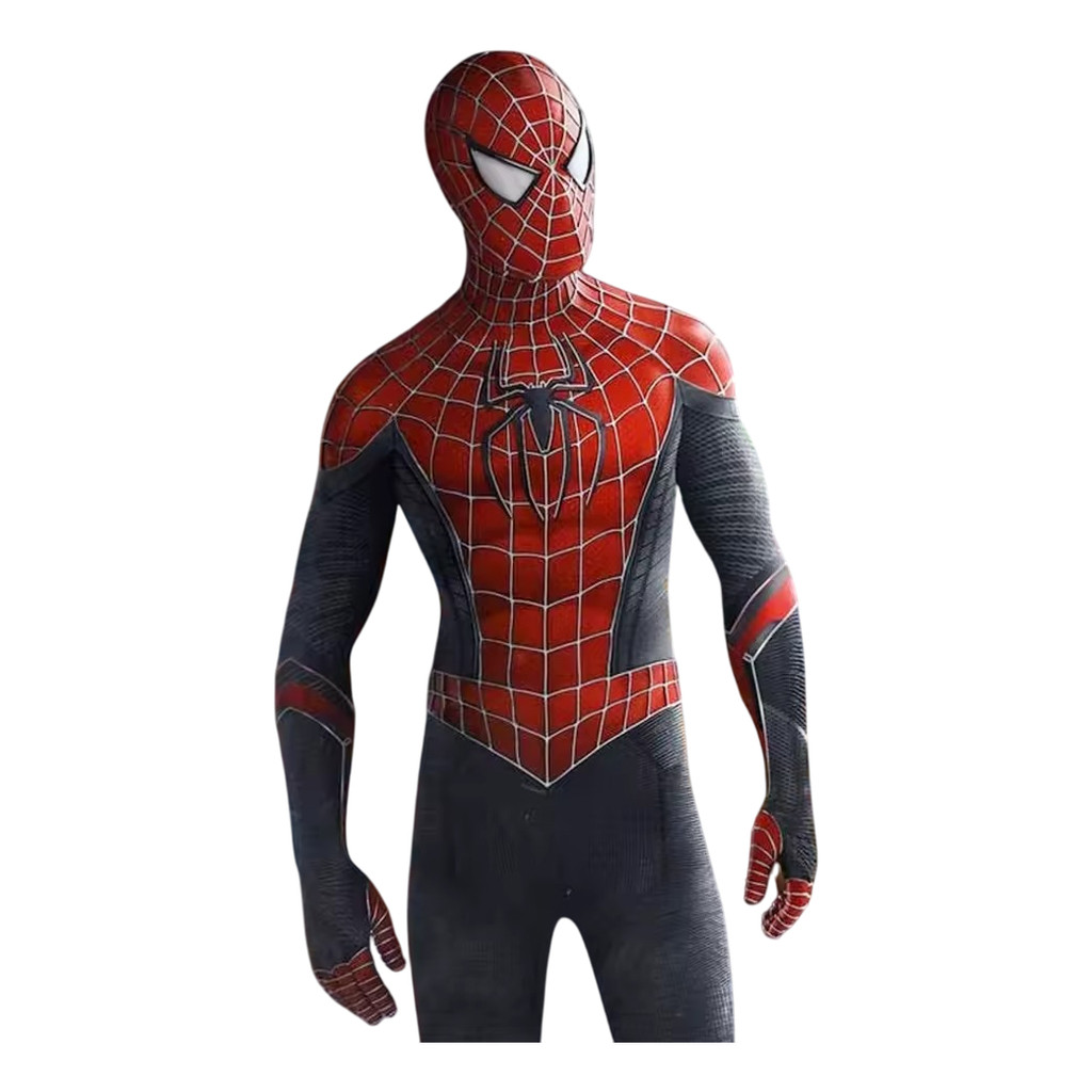 Fantasia Cosplay Tobey Híbrido Filme Homem Aranha C/ Lentes