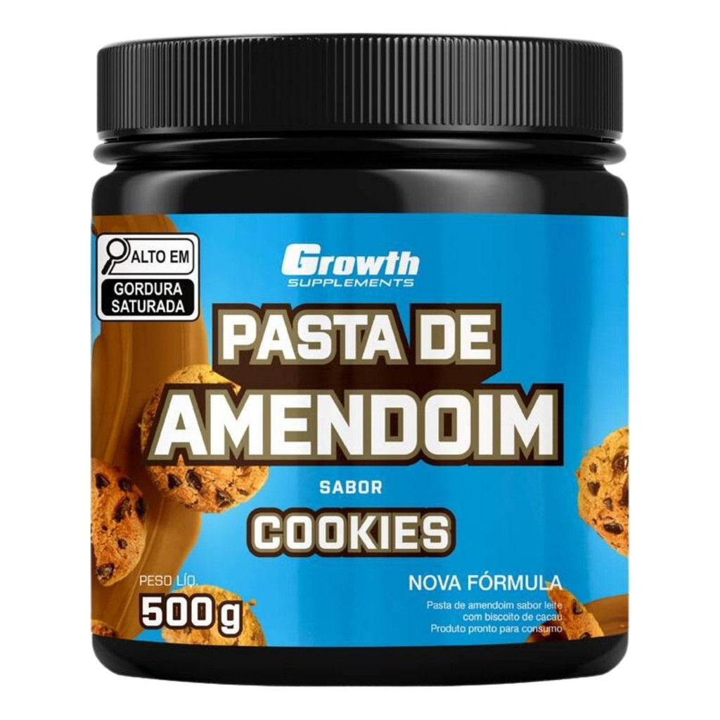 Pasta De Amendoim 500g Diversos Sabores - Growth Supplements | Shopee ...