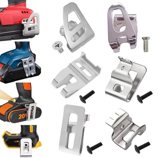 Clip De Correia 1/3/5pcs 5Hook Com Parafuso Para Makita/Milwaukee/Bosch/Dewalt/Worx/Ryobi/Ridgid 18V 20V Acessórios Ferramentas Elétricas De Perfuração
