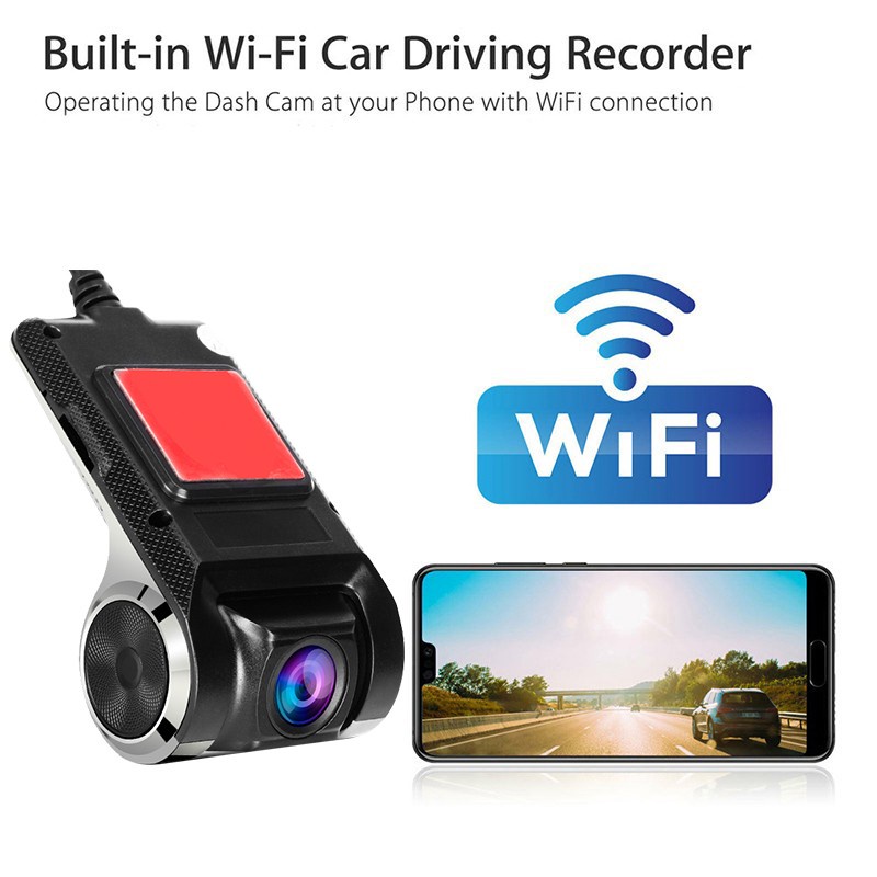 Asawin WiFi Dash Camera 3.16In IPS Double Cameras for Car Video