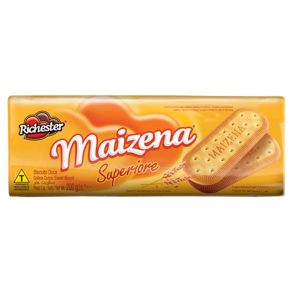 Biscoito Richester Maizena Superiore com 200g | Shopee Brasil