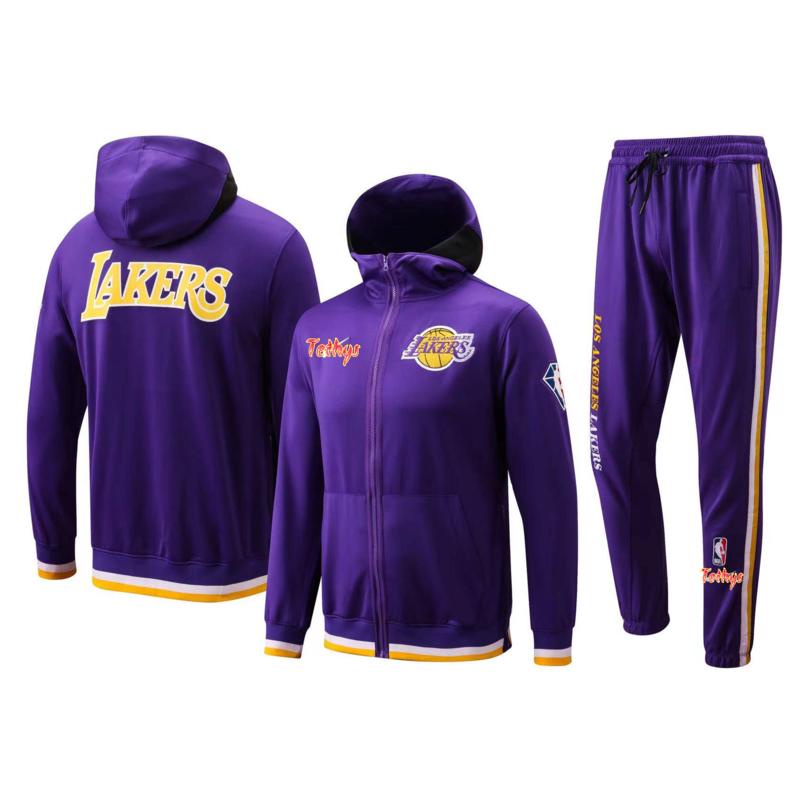 NBA Player Edition Basquetebol De Outono Da Série De Inverno Los Angeles Lakers Casaco De jaqueta nba