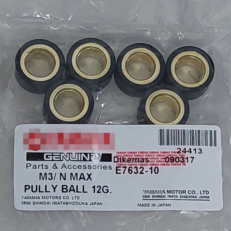 M3/NMAX/Mio i125/125/Aerox Polia Esfera 12G Conjunto De Roletes 2PH-E7632-20-Peça Genuína Yamaha
