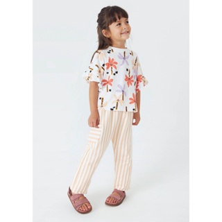 Calça Infantil Menina Toddler Listrada Hering Kids