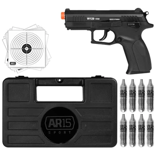 Pistola Wingun 6.0 W129 +8un.Co2 + Maleta