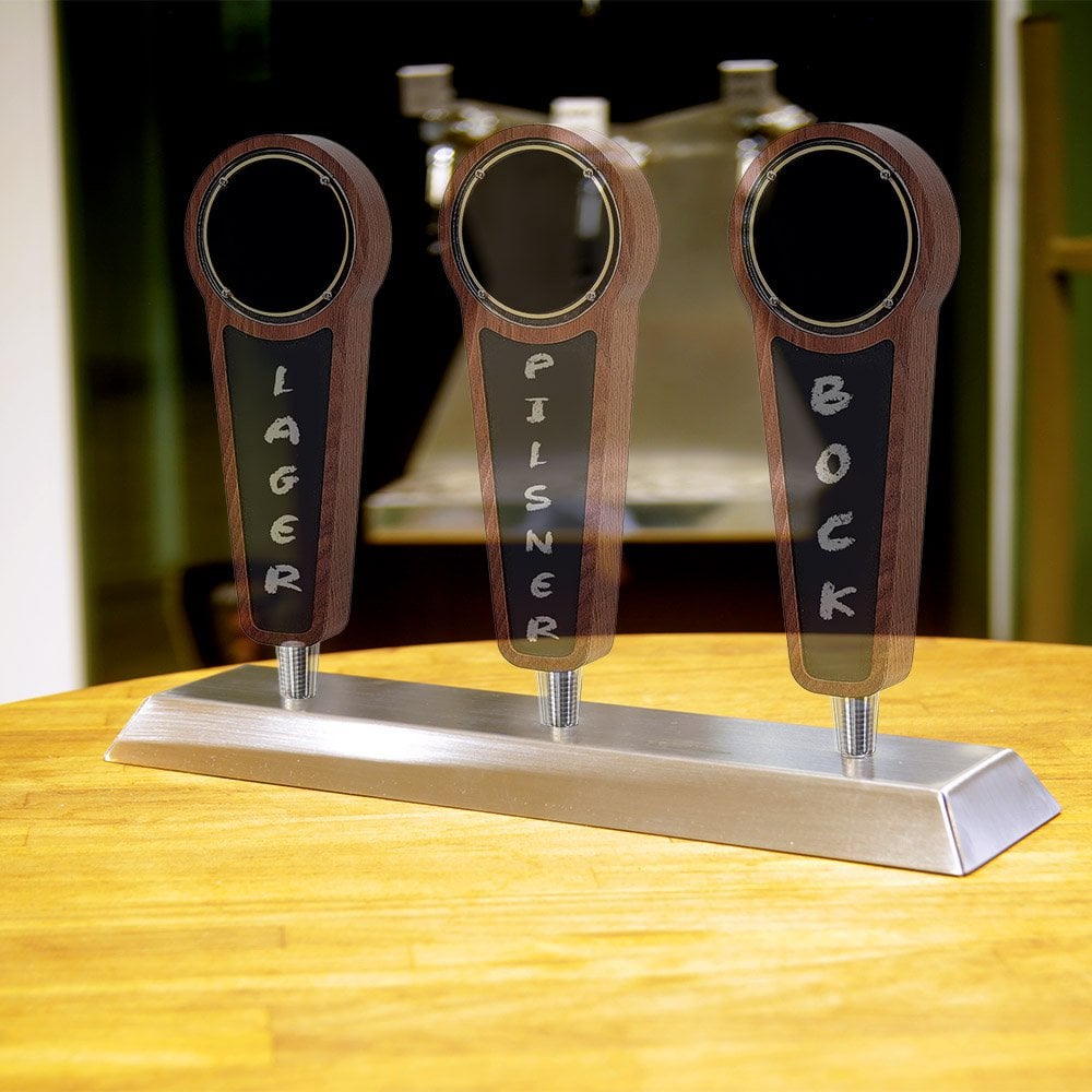 Suporte Apoio para 3 Tap Handle Chopp - Rosca 3/8 - Inox | Shopee Brasil