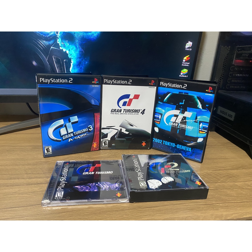 Coleção Gran Turismo para PS1 e PS2