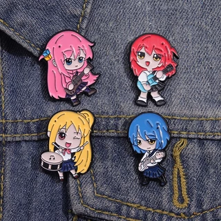 Anime Japonês " BOCCHI THE ROCK ! Broche De Esmalte Faixa De Bond Band De Cartoon Mochila Acessórios De Roupas Jóias De Presente Para Amigos