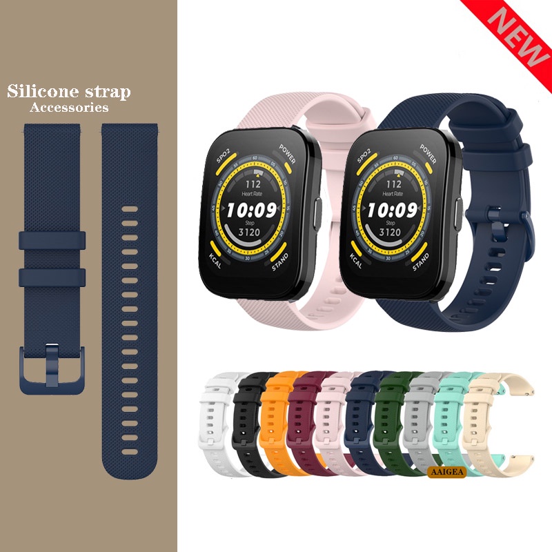 Kwmobile 2x Cinturino In TPU Silicone Per Amazfit Bip 6 / Bip 5 Unity/Bip 5 / GTS 3 - Regolabile 14-22 Cm (Nero)