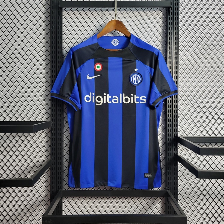 Camisa Futebol 22 / 23 (Internacional Milão) Home Camiseta Azul Camiseta Masculina I