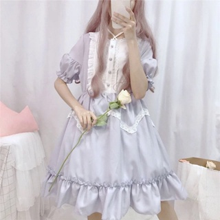 Lolita Vestido bonito rosa plissado empregada roupa kawaii arco nó gato  pata Menina japonesa JK cosplay trajes S-5XL diária uniforme festa