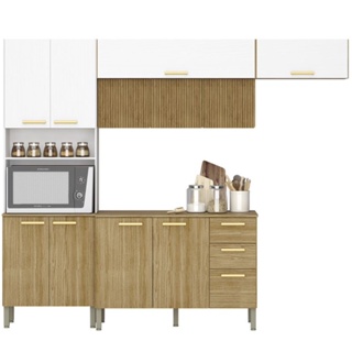 Cozinha Modulada 4 Peças 9 Portas 2 Gavetas MDP e MDF Urbane Kits Paraná