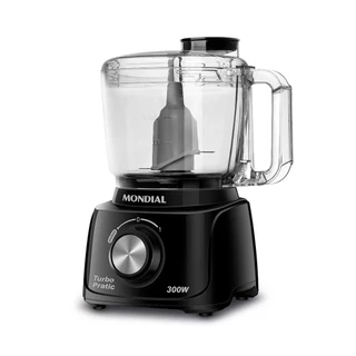 Mini Processador Mondial Turbo Pratic MP-16-B Preto - 127V