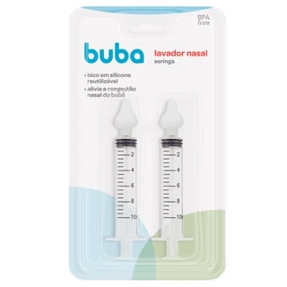 Kit 2 Seringas Nasal Buba Lavagem lavador Nasal Seringa buba em Oferta na Shopee