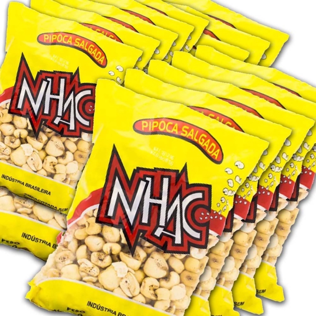 Pipoca Nhac Salgada 50gr - 30 Pacotes de 50gr Cada - Pipoca Salgada ...