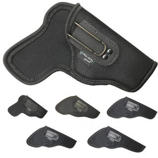 Coldre Interno Neoprene Saque Velado Cintura Destro Preto