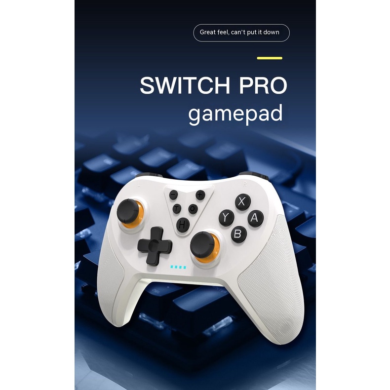 Interruptor Gamepad pro Controlador sem fio Bluetooth sem fio Adequado para PC Host NS Vibração Somatosensorial a vapor de computador