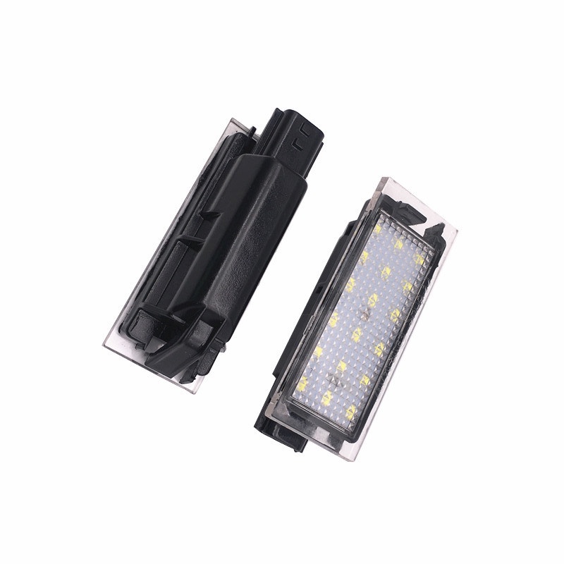 【 Time-limited 】 2pc Luz De Placa De LED Para Carro Renault Megane 2 Clio Laguna 2 3 Twingo Master Vel Satis Acessórios Canbus Lamp