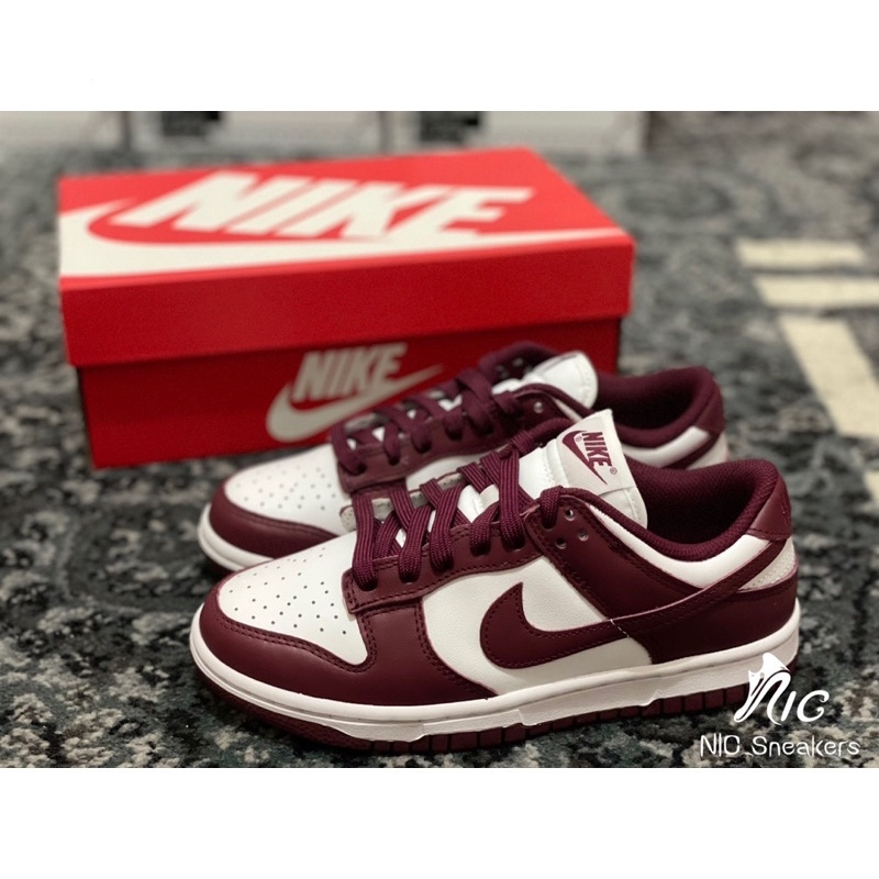 2024 ~~ Estoque de vinho tinto feminino premium pronto para DD1503-108 NIKE DUNK DUNK LOW