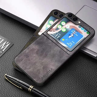 Capinha Capa Case P/ Samsung Galaxy Z Flip 5 Couro Premiun