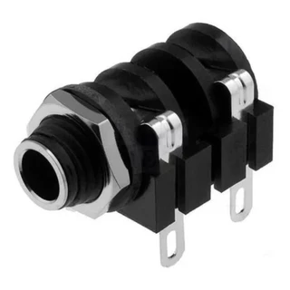 Conector Jack P10 Mono Femea Para Caixa De Som Audio Envio Imediato Audio Plug Alta Qualidade