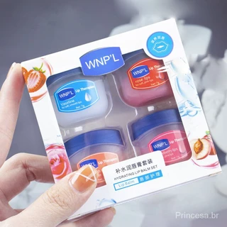1 Set(4/6 Items) Vaseline Lip Balm Em Caixa Hidratante/Lábios/Filme De Reparo Para Masculino E Mulheres/Cuidados Com Os	Princesa.br
