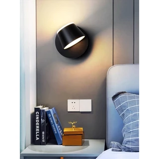 Arandela Led Preto Cabeceira De Cama Minimalista Design