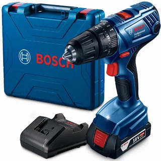Furadeira E Parafusadeira De Impacto 1/2 Bosch Gsb 180 Li 18v Com Carregador Bivolt Bateria E Maleta