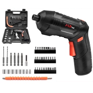 kit Parafusadeira/furadeira 45 Pçs À Bateria Carregador