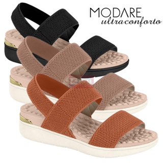 Sandália Tamanco Feminina Modare Elástico Ortopédica Anatômica Papete Ultra conforto Original para Esporao Fascite Plantar Lancamento