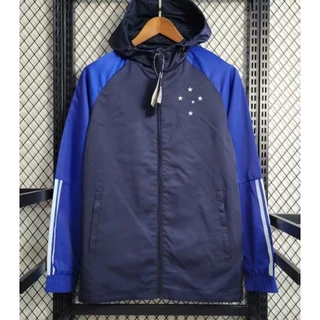 Tailândia Trench Coat Alta Qualidade 2023 gambit 2024 Temporada CEC Blue Hat Sapphire Tecido Esportes Moda Multi-Função