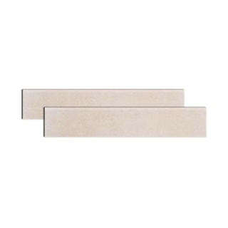 Rodapé York 11x60cm white 5 peças Portinari