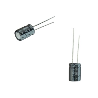 50x Capacitor Eletrolítico 330uf x 16v 105º Kit c/ 50 Peças