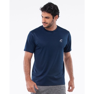 Camiseta Fitness Básica Azul Marinho