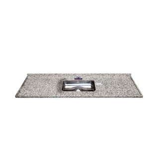 Pia de Granito Venturini Pop 20x150x55cm Branco Portinari