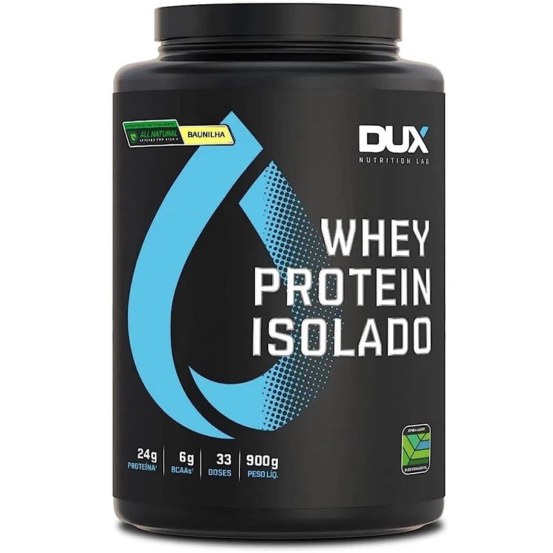 Whey Protein Isolado All Natural 900g – Dux Nutrition