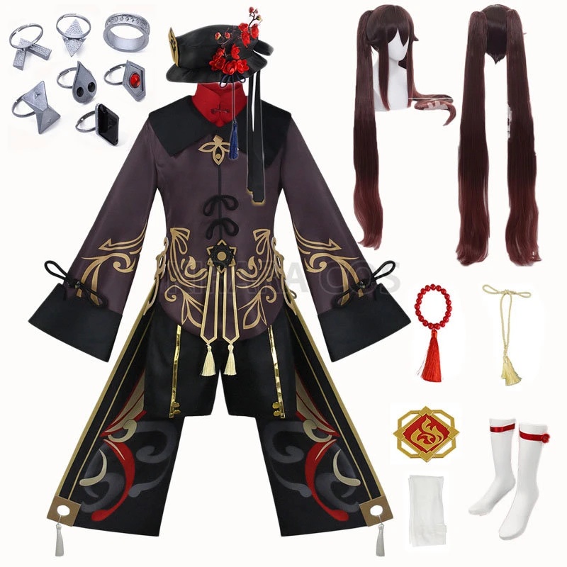 Premium Genshin Impact Cosplay Diluc Traje Jogo Anime Homens Mulheres  Cosplay Roupas Conjunto Completo Para Halloween Natal Com Peruca