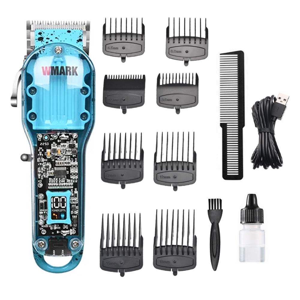 Maquina De Corte Cabelo Wmark NG412 Profissional Azul