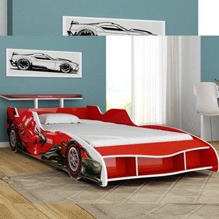Cama Infantil Gelius 94x217cm Fórmula 1