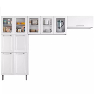 Cozinha Completa Modulada Tarsila 4 Peças 13 Portas 2 Gavetas Itatiaia