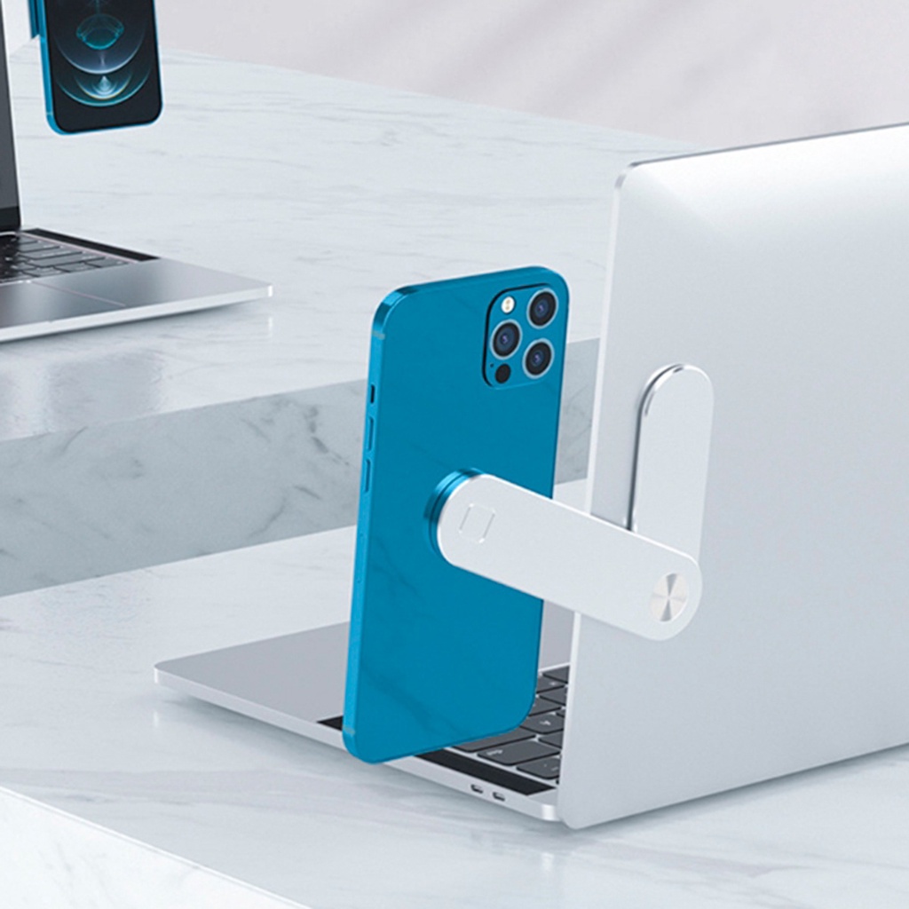 Suporte Universal Celular Clipe Magico Notebook Liga De Aluminio