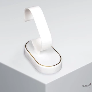Expositor De Relógio De Plástico Suporte Estampagem Premium Em Forma De C