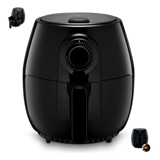 Fritadeira Eletrica Air Fryer Preta 4 Litros 110/127v Elgin