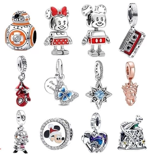 Pingente Prata 925 Urso de Tigre Winnie Disney Charme de Amor Pulseira Winnie Disney