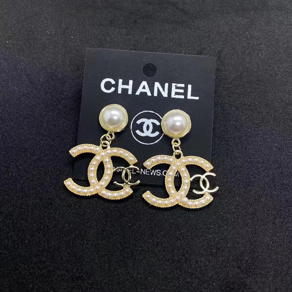 Chanel Brincos Simples/Titanium Carta De Aço Logotipo/Pessoal/Exquisite ...