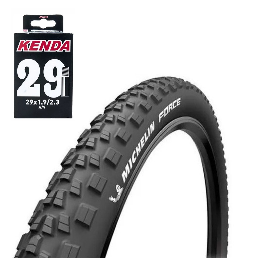 Pneu Aro 29 Michelin Bike Com Câmara de ar Kenda Bico Grosso Oferta