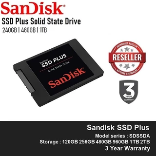 SanDisk SSD Mais Disco Rígido Interno SATA3 De 2TB De 2,5 Polegadas 1T